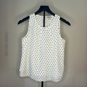 J.Crew Polka Dot Sleeveless Shirt